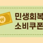 민생회복 소비쿠폰 사용처