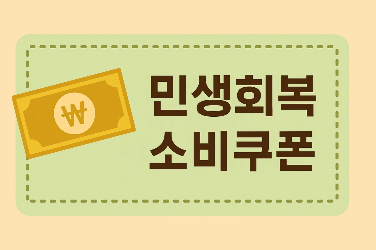 민생회복 소비쿠폰 사용처